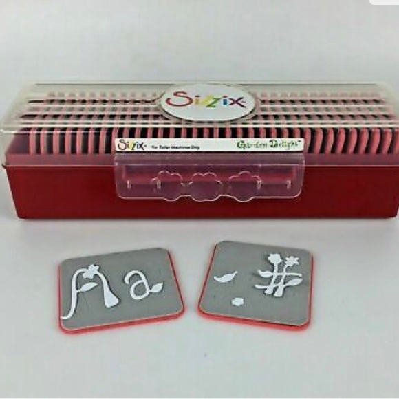 New Sizzix Garden Delights die cut sizzixlet letters numbers and punctuation - Picture 8 of 13